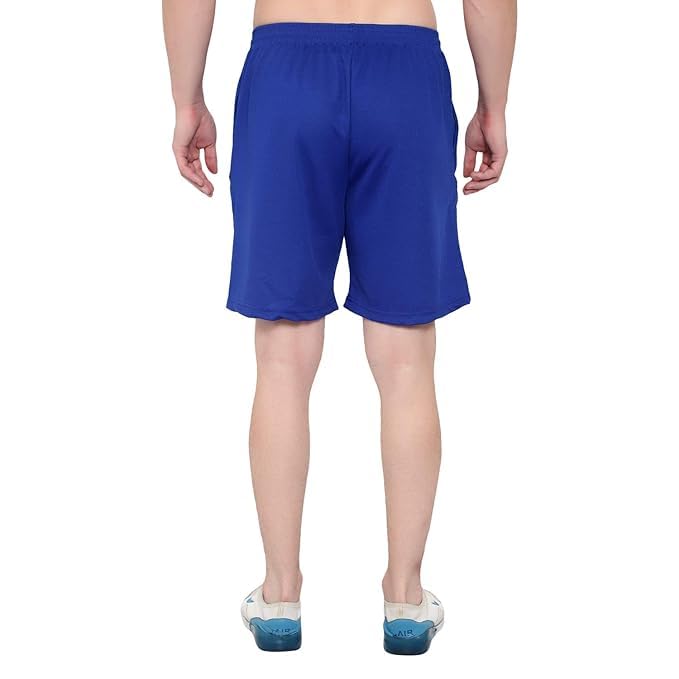 Image of DIA A DIA Men's Athletic Shorts Combo Pack - Quick Dry Polyester Blend Gym Running Training Sports Shorts with Zipper Pockets & Elastic Waistband