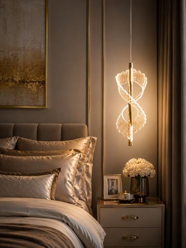 Image of FILLISKA 3 in1 Colour Changing LED Luxurious Hanging /Pendant Light (FrenchGold-PAY1583)