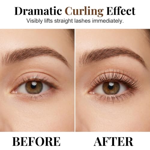 Image of Growth Serum Mascara for Older Women 60 Plus, Waterproof Fiber Mascara for Volume and Length, 3D Curling Eyelash Long-lasting, Washable, Smudge-Proof & No Flaking (Brown)