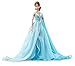 Barbie Fashion Model Collection Blue Chiffon Ball Gown Doll