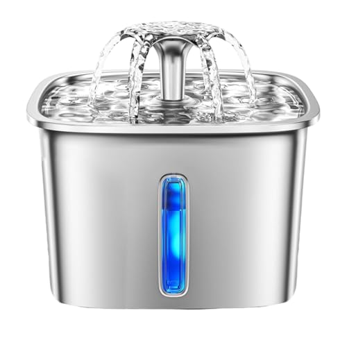 2.6L/88オンス電気ウォーターディスペンサー自動ペットじょうろ水飲み場噴水猫犬給水器猫と犬ディスペンサー