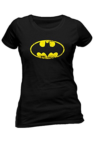 Batman, Distressed Guirlande avec logo Noir - Noir - L