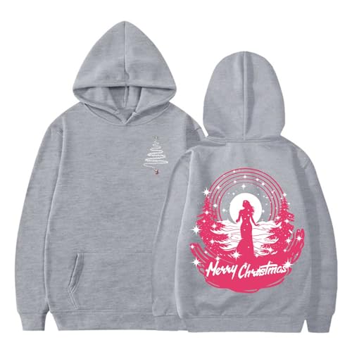 Christmas Kids' Hoodies with Cute Santa and Festive Trees Xmas Pullover Sweaters for Boys & Girls Winter Holiday Outfits