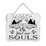 Artisanat de qualité : le panneau rustique de décoration d'intérieur est fabriqué en bois massif vieilli avec une impression UV de haute précision avec des couleurs vives. Décoration de ferme pour le mur de la salle à manger, du salon, de la chambre, de la salle de bain, etc