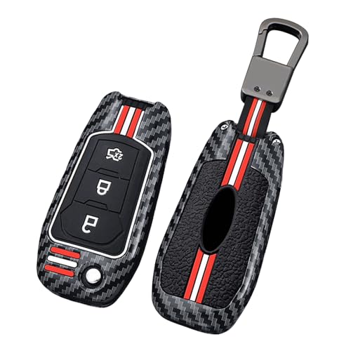 Coque de clé Ford Focus et Fiesta en métal et silicone haute protection