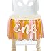 Pumpkin Highchair Banner - Pumpkin First Birthday Party Decorations for Baby Girl,TUTU Pumpkin Garland,1st Fall Birthday Party Photo Prop (Pumpkin High Chair orange)