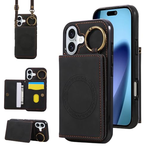 Coque iPhone 11 avec porte-carte et anneau pour regarder des vidéos en mains libres