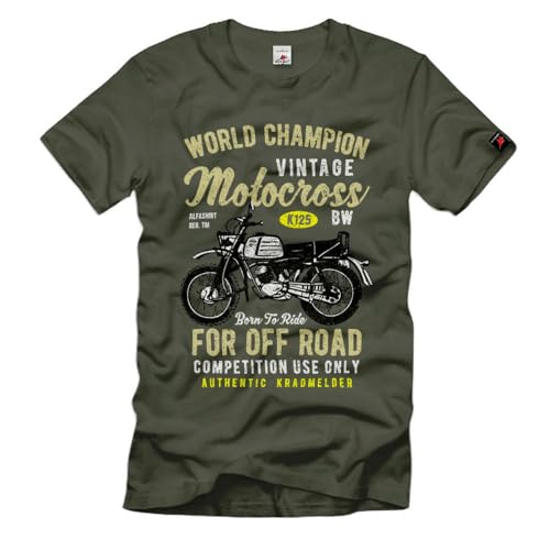 T-shirt motocross vintage K125 BW corrigez votre trajectoire