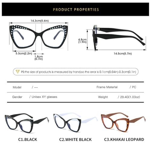 Lunettes œil de chat polygone monture tendance bicolore légère et confortable - 7