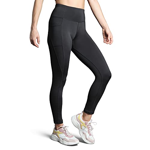 DANISH ENDURANCE Damen Sport-Leggings mit Taschen, Blickdicht & Elastisch,...