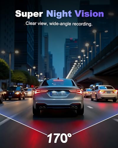 Dash Cam Front and Rear 4K+1080P
