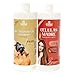 Gold DIAMOND - Kit de Células Madre (Grande, 1000 mL) - Alisado Brasileño Profesional - Reparación Capilar para cabellos Finos, Débiles y Quebradizos.