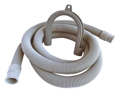 SOMATHERM FOR YOU - tubo de drenaje universal con culata desmontable para évacutaion aguas de una lavadora - 1,5 metros de longitud