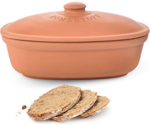 Römertopf Brottopf MAXI Terrakotta – 6,5 L...