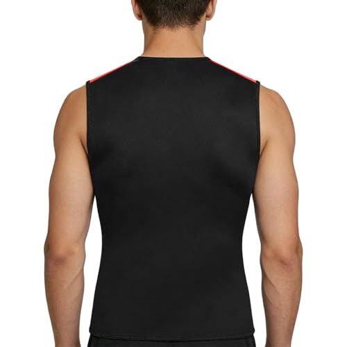 Chaleco térmico sin mangas de neopreno 3mm, unisex con cierre para natación, esnórquel, surf y buceo miniatura 5