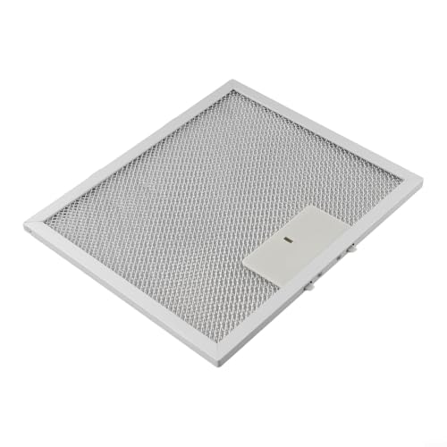 Honseadek Filtro de malla metálica para campana extractora, 210 x 250 x 9 mm, color plateado, 5 capas, filtro de grasa, apto para campana extractora, sistema de ventilación de cocina, cocina de