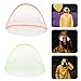 VALICLUD 2pcs Transparent Hat Brim for Rain Poncho Cap Brim Accessory for Enhanced Rain Protection Durable Design for Outdoor Activities Easy to Attach