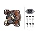 Produktbild HELLA 1K0 008 191-051 Scheinwerfereinsatz - FF/Halogen - H9 - 12V - rund - Ref. 12,5 - glasklare Streuscheibe - Einbau - Einbauort: links/rechts/vorne