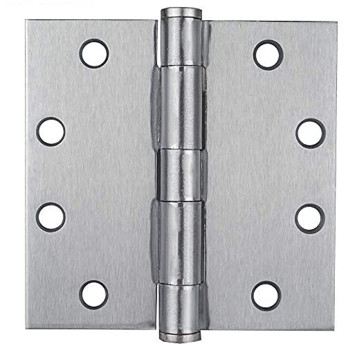 Global Door Controls Cp4545-26D-3 Cp Series 4.5 X 4.5 Satin Chrome Plain Bearing Steel Hinge (Set Of 3) #TOP5