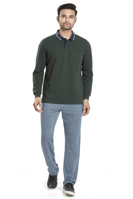 Image of Celsius Men's Polo Collar Full Sleeve T Shirt