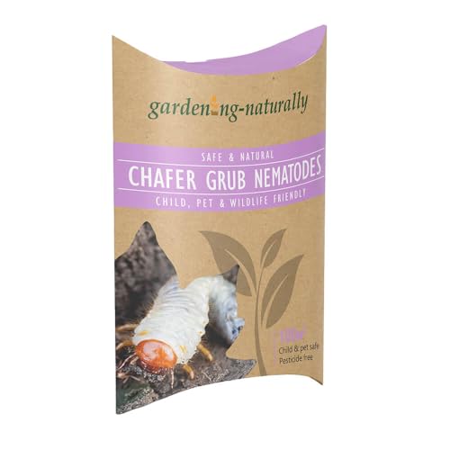 Chafer Grub Nematodes Natural Organic Pest Control Treats Chafer Grub Killer Nematodes for Chafer Grubs 100sqm
