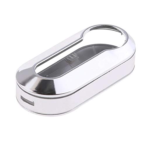Plastic Key Cover Accessories Key Shell Cover 3 Buttons Compatible With Fiat Punto Stylus Panda 500 500L Lancia Delta Assorted Colours silver