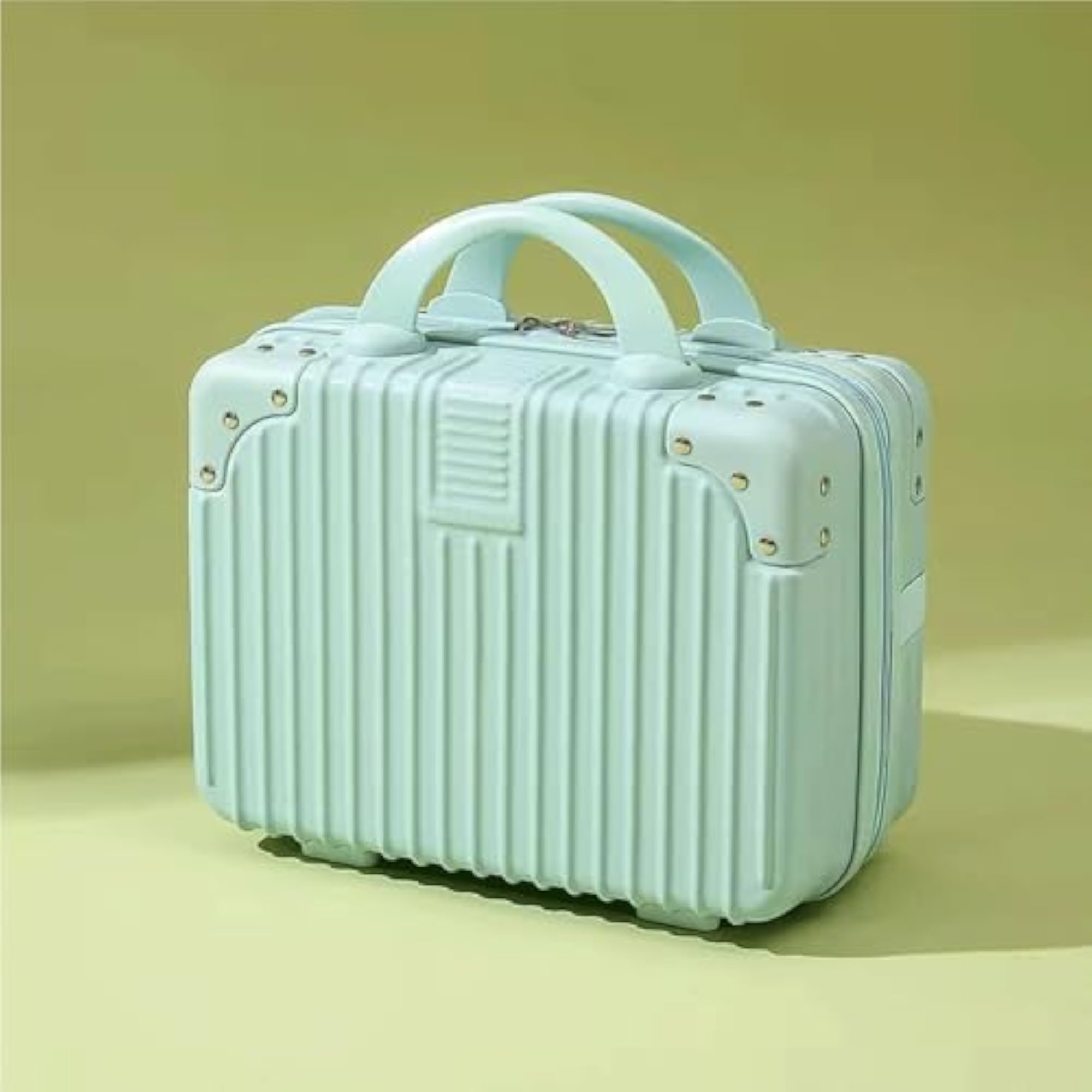 Portable Vanity Bag for Travel, Hard Shell Organizer for Essentials