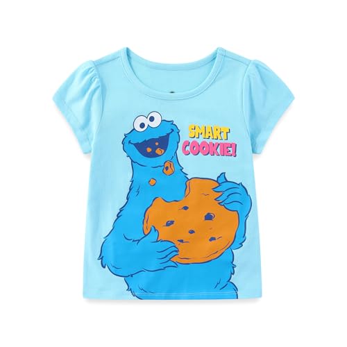 Sesame Street Elmo Girls 4 Pack Short Sleeve T-Shirt for Infant and Toddlers3