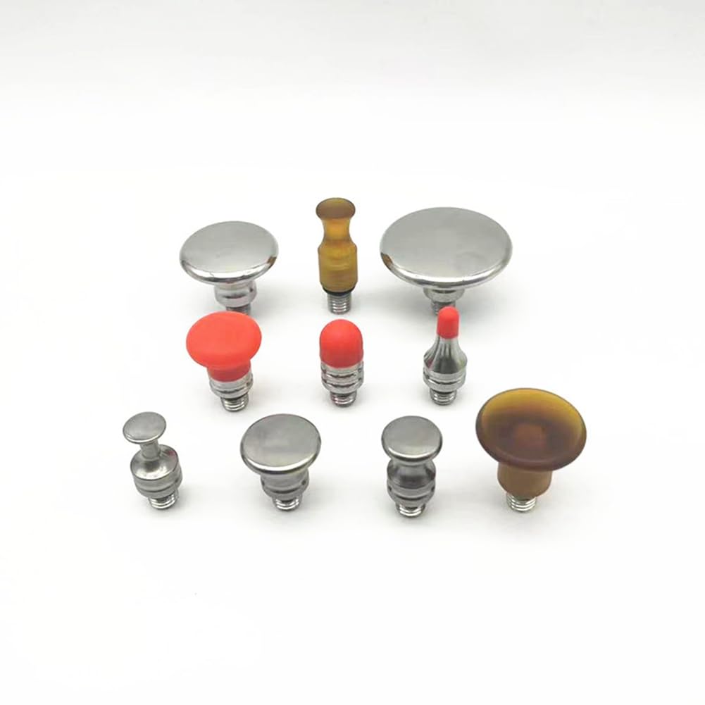 Martillo de Desabollado del Coche, Reparación de Carrocería, Martillo de Nivelación de percusión, Herramienta de Reparación sin Rastro Reemplazable de Fibra