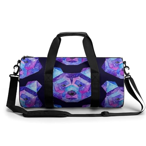 Sac de voyage ours polaire galaxie 45cm compact pour éviter le surplus