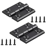2 pezzi cerniera nera in lega di zinco 60x60mm cerniere per telaio porta cerniera profilo alluminio kit di installazione per profilo estruso alluminio 2020 scanalatura profilo 6mm