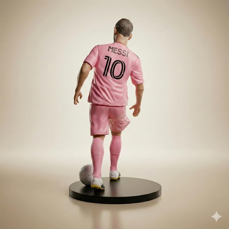 Image of Premium Action Figures Collectible for Office Desk, Study Table, Car Dashboard, Decoration for Anime Lovers, Fans, Kids, Collectors (Messi)
