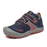 Mishansha Kinderschuhe Trekking Wanderschuhe Jungen Atmungsaktive Sportschuhe Navy Blau 33 EU