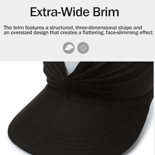Visera de sol para mujer con protección UPF 50+ miniatura 5