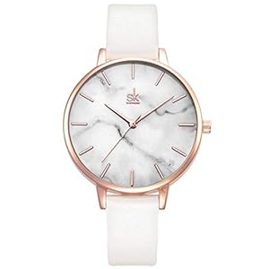 SK Minimalist Armbanduhr Damen Ultra-flach Elegant