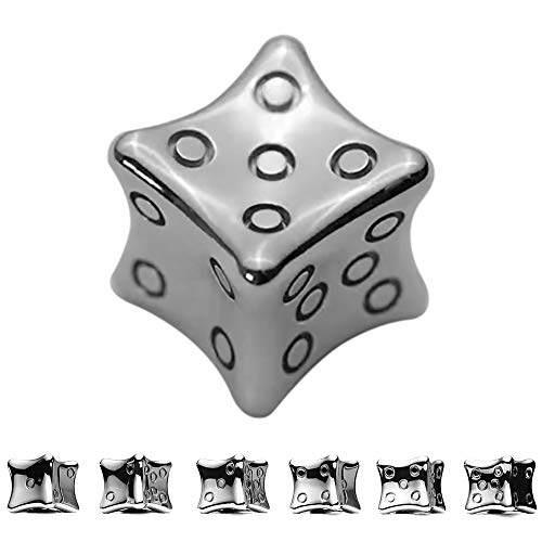 Dados de titânio, Romacci Acessórios para jogos Ultralight Titanium Dice Entertainment