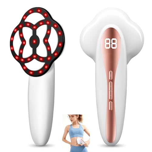 Masajeador Anticelulítico Reductor, Masajeador Celulitis Eléctrico Portátil, 3 Modos, 15 Niveles con Calor, Aparato de Tensado de Piel y Anticelulítico para Abdomen, Brazos, Piernas, Espalda y Glúteos