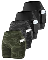 4 Packs - Black/Black/Camo Green/Camo Gray