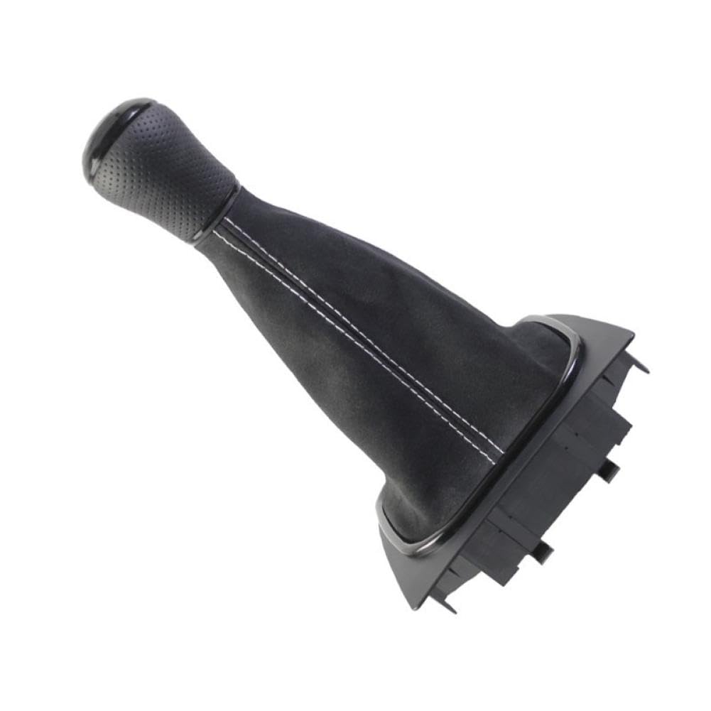 Emduchewm Black Manual Car 6 Speed Gear Shift Knob Compatible With Vw Golf Mk5 2004-2010 Mk6 2010-2014(Black)