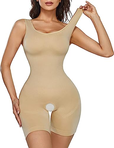 Image of Women Spandex & Nylon High Compression Body Suit (ED009)