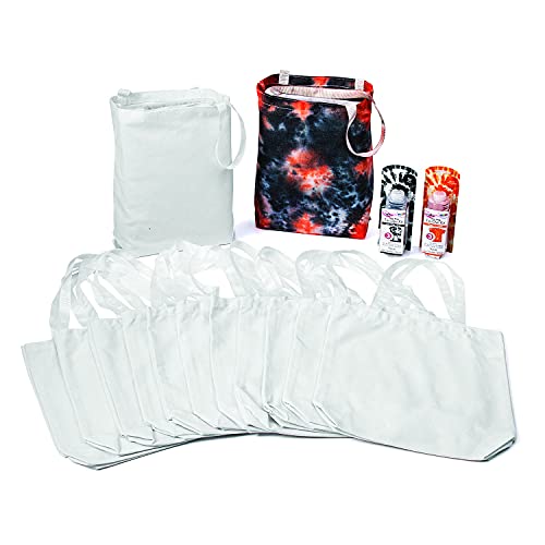 Fun Express Halloween TIE DYE Bag KIT - Craft Kits - 14 Pieces