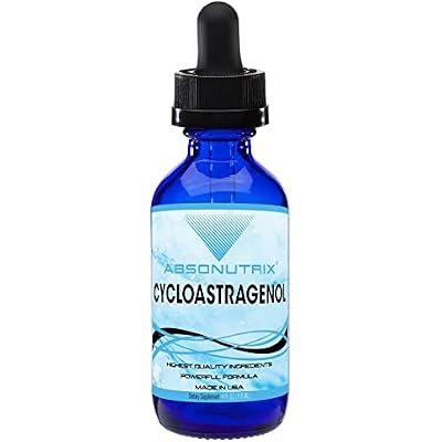 Cycloastragenol 98% 5mg, 4 Fl Oz Liquid Bottle, 120 Highly Potent Servings, High Bioavailability, Quick Absorption, GMP-Certified, Non-GMO, Cruelty-Free Products, Made in USA