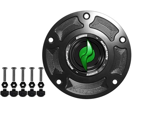 Bouchon essence avec cliquet vert Accossato pour Panigale V2