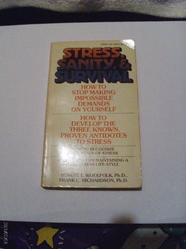 Stress, Sanity and Survival 0451120965 Book Cover
