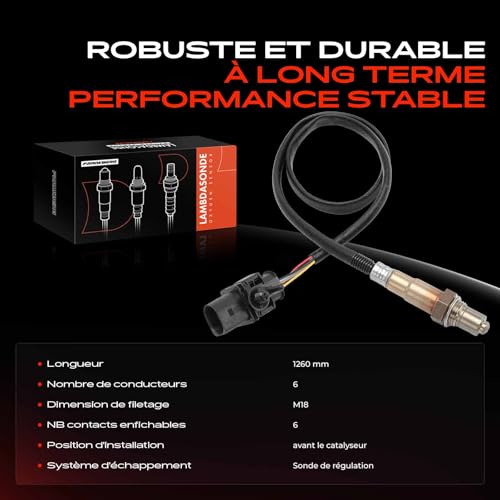 Capteur d'Oxygène 6-Pôles auto compatible avec Classe E W211 S211 - 4