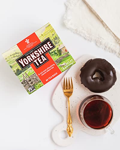 Image of Yorkshire Tea, Black Tea, 80 Teabags (Pack of 2)