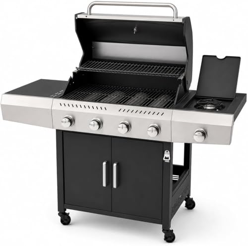 Barbecue a Gas Professionale XXL Da 16 kW con 5