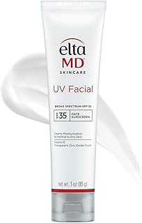 EltaMD UV Facial SPF 30+ Sunscreen Moisturizer Face Lotion, Broad Spectrum Moisturizing Sunscreen with Hyaluronic Acid, No...