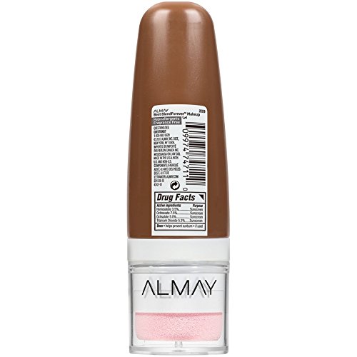 Almay Best Blend Forever Foundation, Cappuccino, 1 Fl. Oz., Spf 40 Broad Spectrum #TOP1