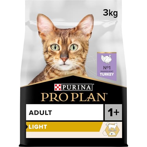 PURINA PRO PLAN | Light | Chat Adulte en surpoids et/ou ayant tendance à l'embonpoint | Croquettes faibles en matières grasses pour aider à la perte de...